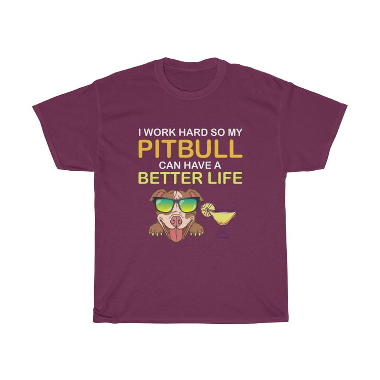 Humorous Pitbull Dog Lover Person Leisure Entertainment Lover Novelty Business