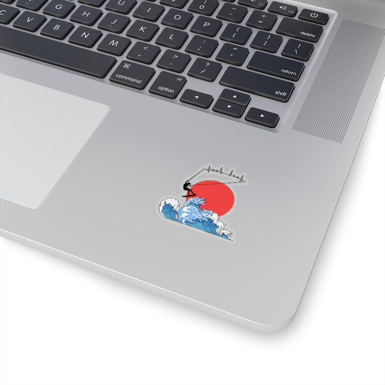 Sticker Decal Novelty Kiteboarding Kite-Surfing Powerkiting PowerKite Hilarious Kitesurf Stickers For Laptop Car