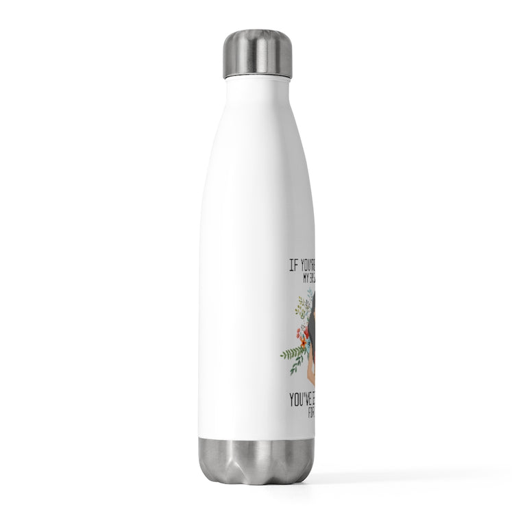 20oz Insulated Bottle Novelty If Your Offended By My Breastfeeding Pun Sayings Hilarious Lactate