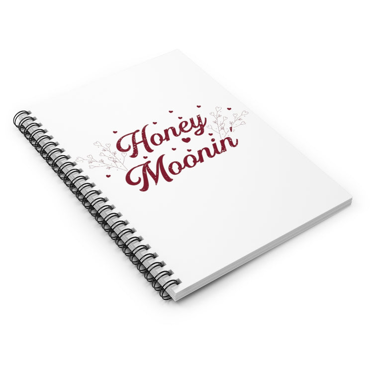 Spiral Notebook  Novelty Honeymoon Newlywed Marriage Nuptials Events Romance Humorous Matrimony