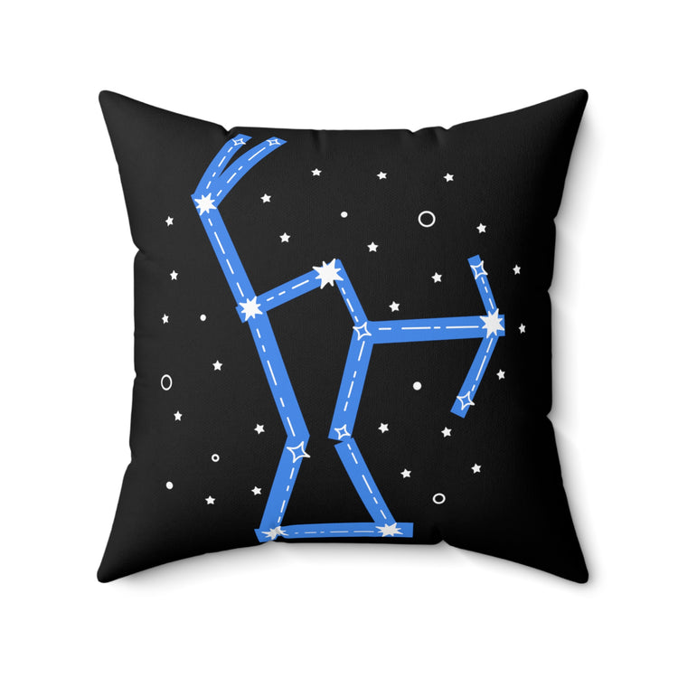 Hilarious Astrology Constellations Astrophysics Horoscope Humorous Stargazing Horoscopes Astrometry Lover Spun Polyester Square Pillow