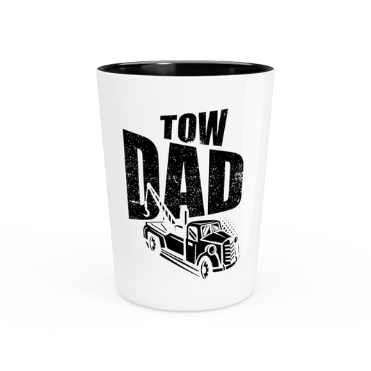 Shot Glass Party Ceramic Tequila Hilarious Towers Repo Illustration Quotes Men Women Novelty Fathers Towing Trucks Gag Saying