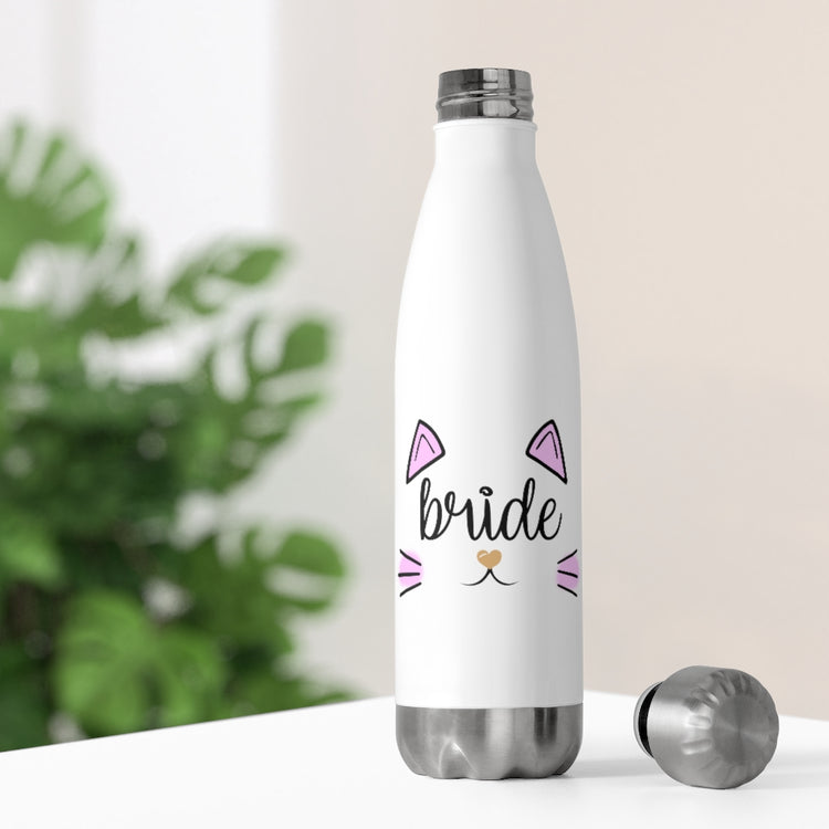 20oz Insulated Bottle  Bride Cat Bachelorette Team Bride Bridal Party Shower