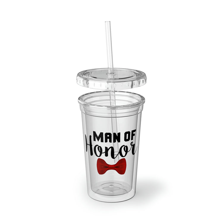 16oz Plastic Cup Funny Groom Friend Wedding Bachelors Best Wedding Man  Grooms Bridal  Engagement Fiance