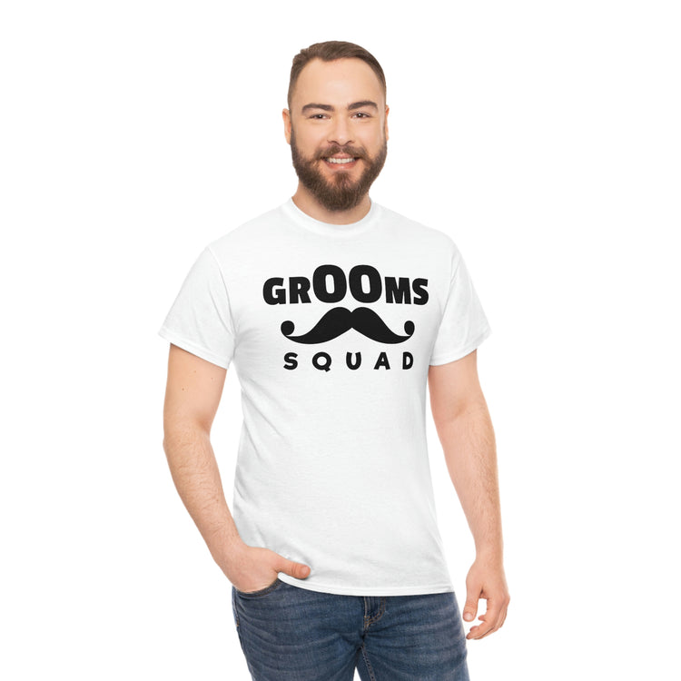 Funny Groom Squad Wedding Bachelors Mustache Wedding Hilarious Grooms Bridal Sayings Engagement Fiance