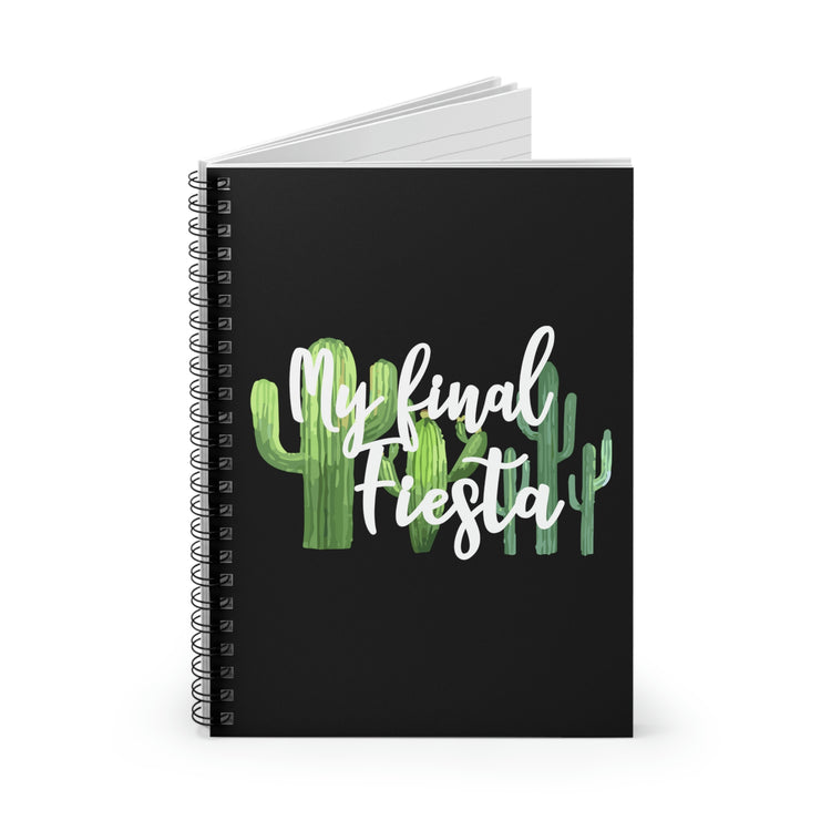 Spiral Notebook Funny Engagement Vacations Cactus Sarcastic Mexico Wedding Mexican Engagement Entourages Mockery