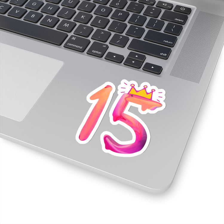 Sticker Decal Cute 15th Celebrations Quinceanera Graphic Cool Spanish Stickers For Laptop Car