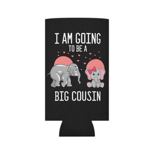 Beer Can Cooler Sleeve Humorous I'm Going To A Big Cousin Baby Announcement Lover Novelty Pregnancy Surprise Nephew Niece Outfit