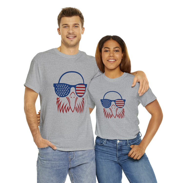 Shirt Funny Cute Patriotic Eagle American Flag 4th Of July Freedom National  Pride T-Shirt Gift Unisex Heavy Cotton Tee