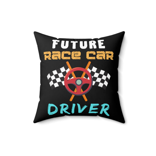 Vintage Racing Aspiration Driving Enthusiast Retro Rally Drifts Marathons Men Women T Shirts Spun Polyester Square Pillow