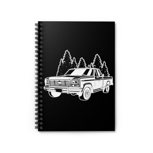 Spiral Notebook  Hilarious Vintage Automobile Driving Pickup Truck Enthusiast Novelty Trucks