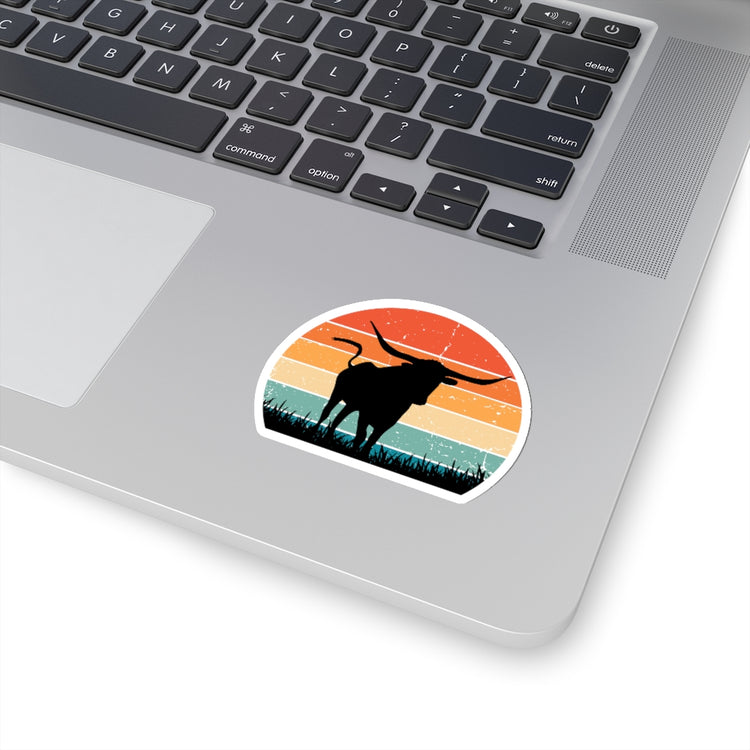 Sticker Decal Hilarious Rodeo Ranch Cowpoke Country Hometown Cow Longhorn Novelty Wild West Stickers For Laptop Car