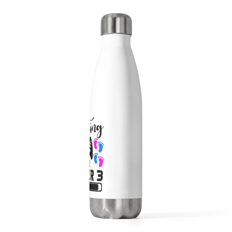 20oz Insulated Bottle  Waiting For Player Three Funny Maternity