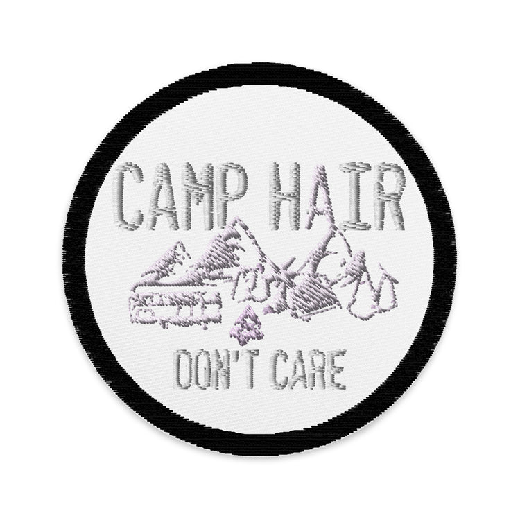 Embroidered patches  Humorous Boot Tent Encampment Site Adventure Enthusiast Novelty Forest Hiking Wandering Adventuring Lover