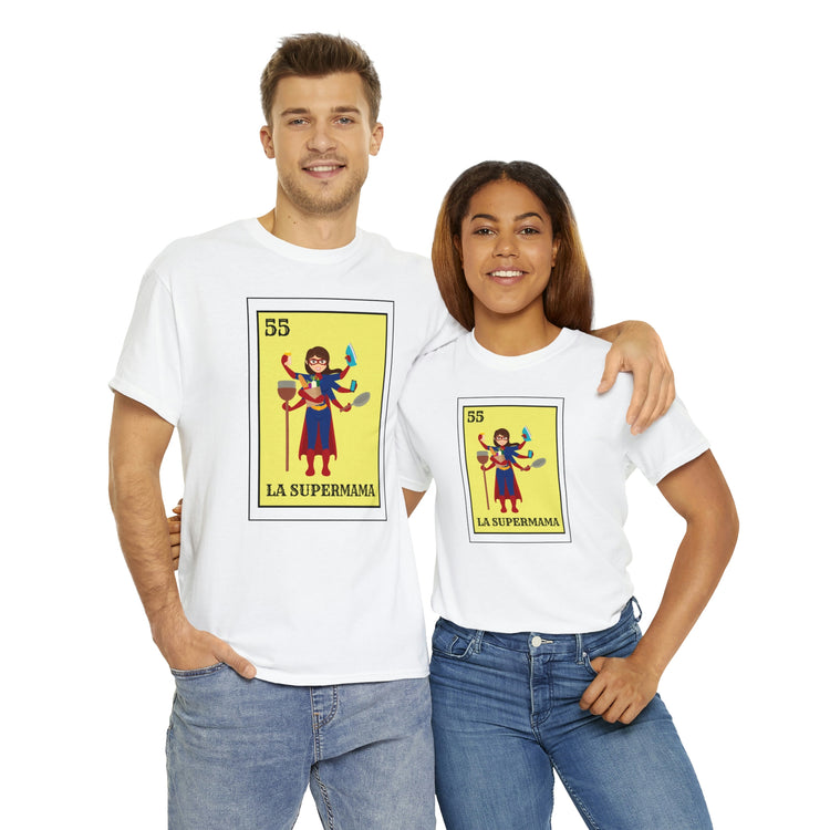 Shirt Funny Mexican Mothers Lottery Card Amusing  Comical Cheerful Cheerful Greeting T-Shirt Unisex Heavy Cotton Tee