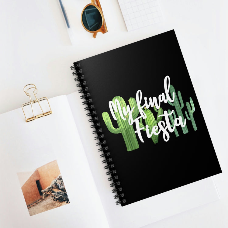 Spiral Notebook Funny Engagement Vacations Cactus Sarcastic Mexico Wedding Mexican Engagement Entourages Mockery