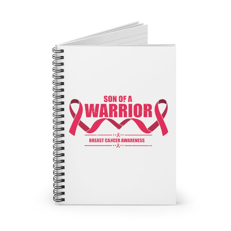 Spiral Notebook   Humorous Breast Cancer Awareness Supportive Encouraging Novelty Carcinoma