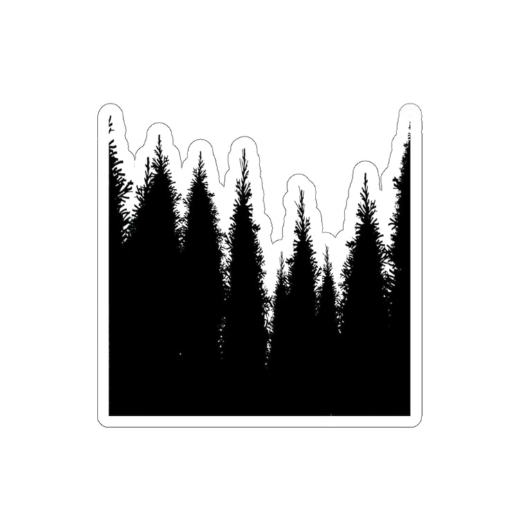 Sticker Decal Pine Tree Forest Happy Camper Mountain Camping Hik Stickers For Laptop Car