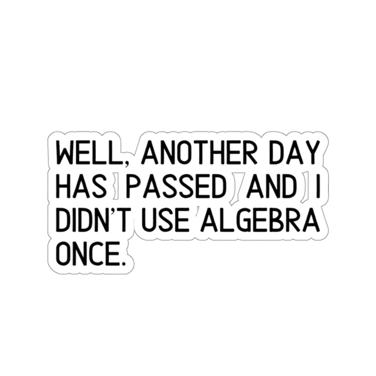 Sticker Decal Humorous Math Mathematics Polynomial Computing Enthusiast Novelty Arithmetic Stickers For Laptop Car