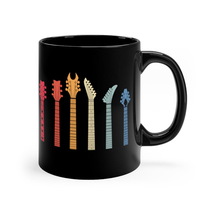 11oz Black Coffee Mug Ceramic Hilarious Nostalgic Musicians Bassist Guitars Enthusiast Humorous Old-Fashioned Accordionist Performing Fan