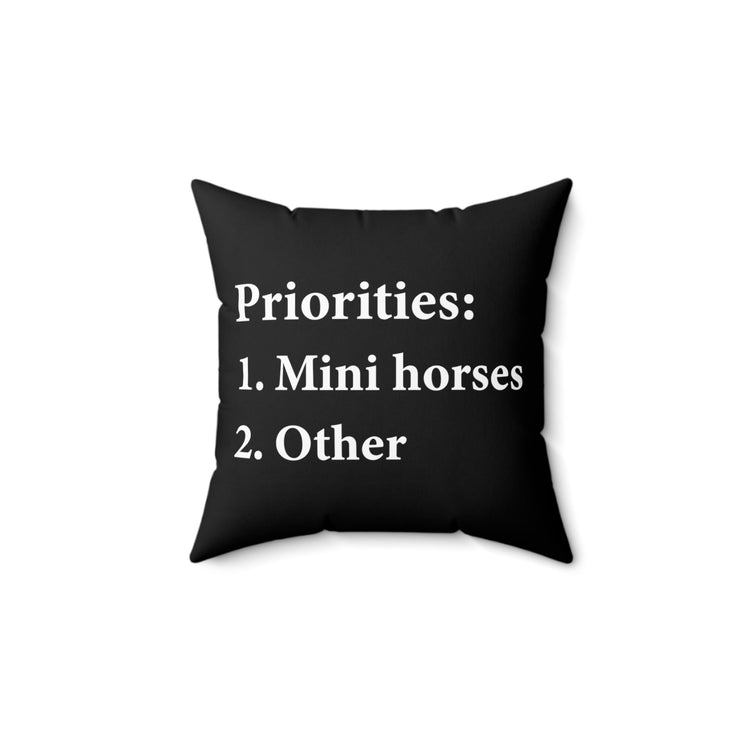 Humorous Countryside Vacations Enthusiasts Tee Shirt Gift | Hilarious Horseback Riding Pun Men Women T Shirt Spun Polyester Square Pillow