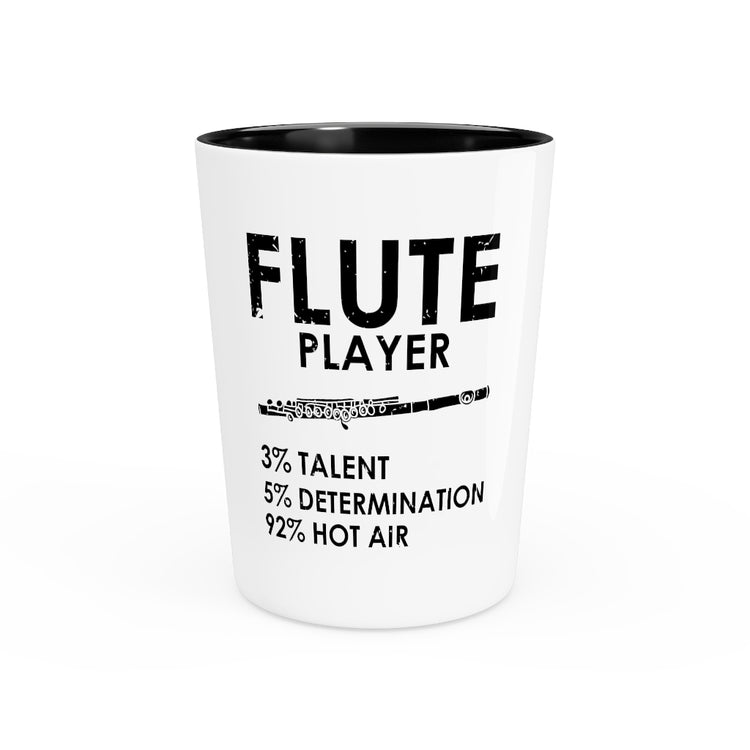 Shot Glass Party Ceramic Tequila  Humorous Flutes Enthusiasts Statements Sarcastic Flute Funny Hilarious