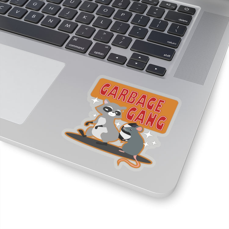 Sticker Decal Funny Garbage Gang Opossum Raccoon Critters Men Women Stickers For Laptop Car