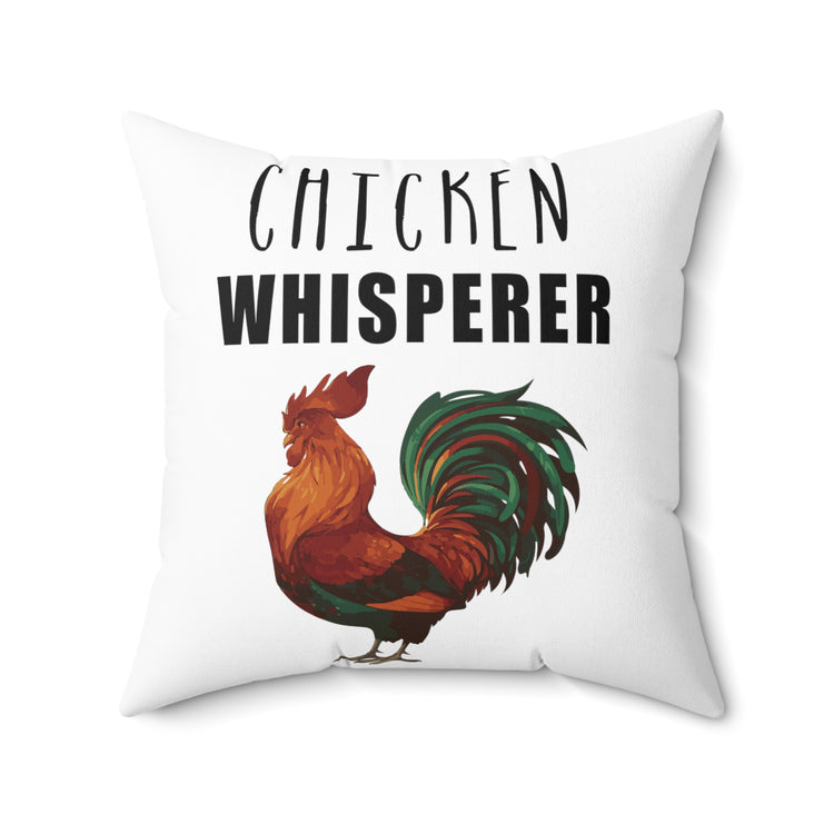 Cool Chickens Lover Poultry Farmer Gift Spun Polyester Square Pillow