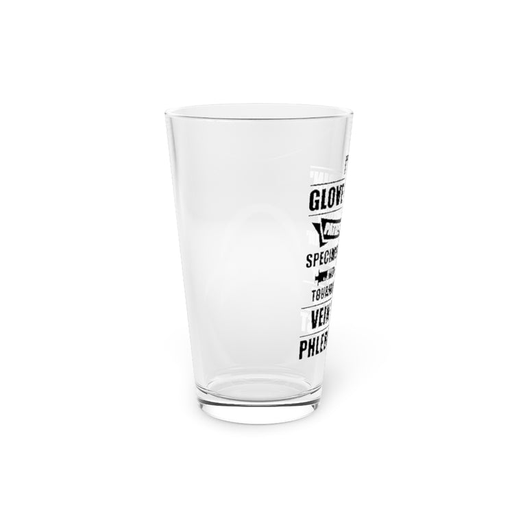 Beer Glass Pint 16oz Humorous I'm A Phlebotomist Venesection Lancing Leeching Novelty Minor-Surgery