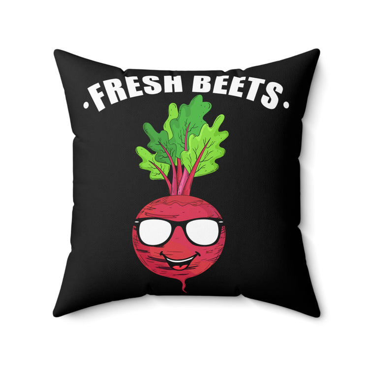 Hilarious Vegetables Plants Tillage Horticulture Enthusiast Hilarious Farmer Yard Horticultural Horticulturing Spun Polyester Square Pillow