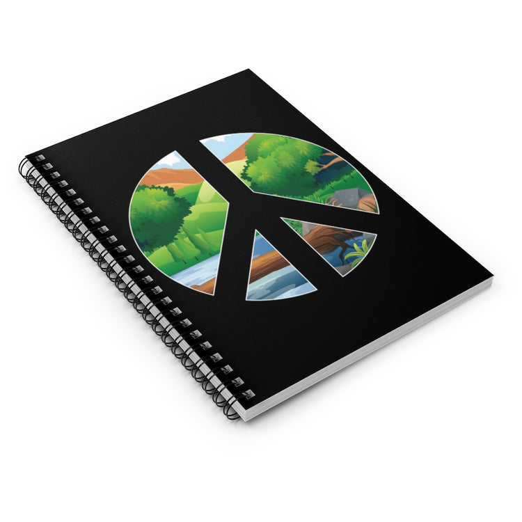 Spiral Notebook   Inspirational Environmentalist Conservationist Illustration Motivational