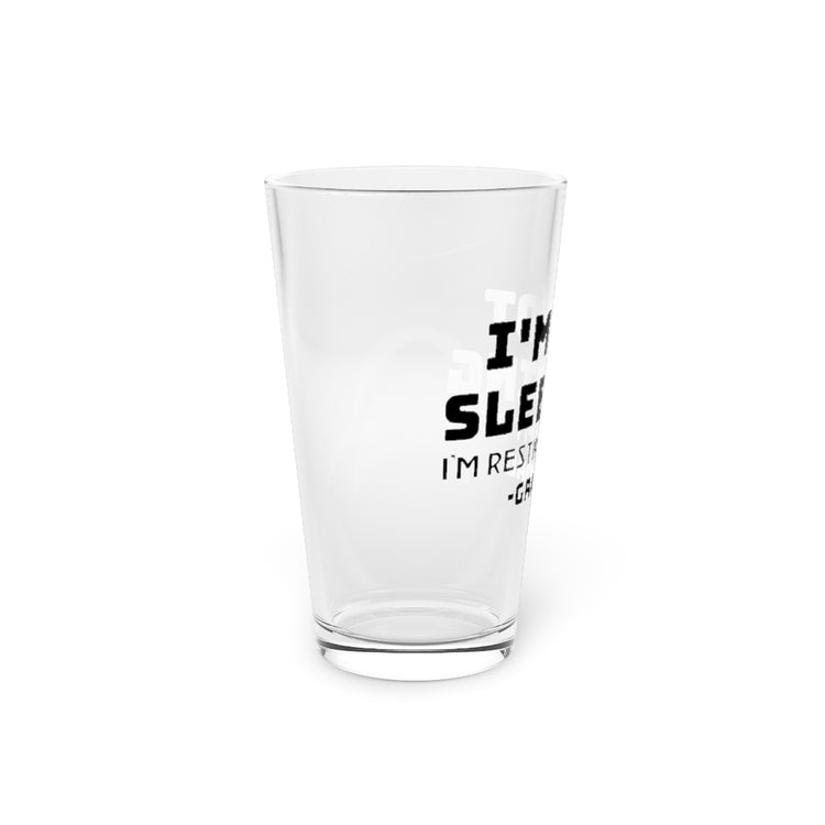 Beer Glass Pint 16oz  Novelty Father's Day Sarcasm Humor Grill Party Granddad Humorous Grandpa Family