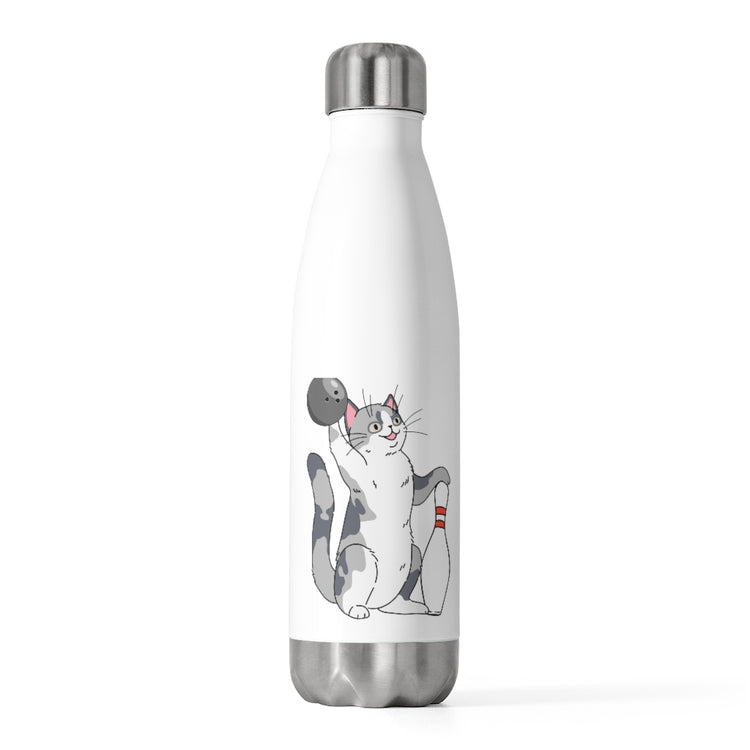 20oz Insulated Bottle Hilarious Duckpins Candlepins Pitching Sports Enthusiast Humorous Leisure