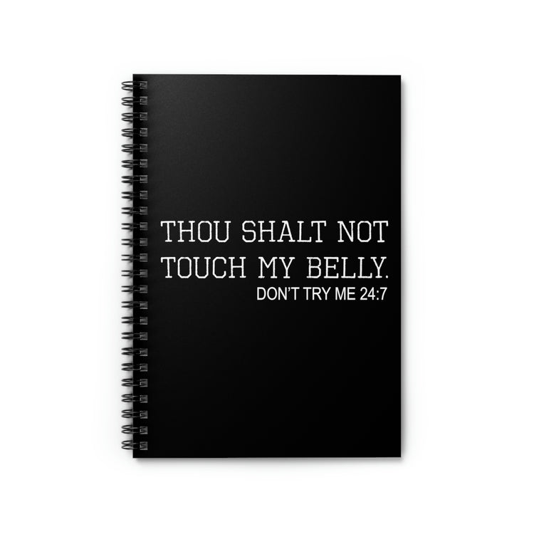 Spiral Notebook Humorous Annoyed Expecting Spouses Appreciation Statements Funny Childbearing Mommies Mockery