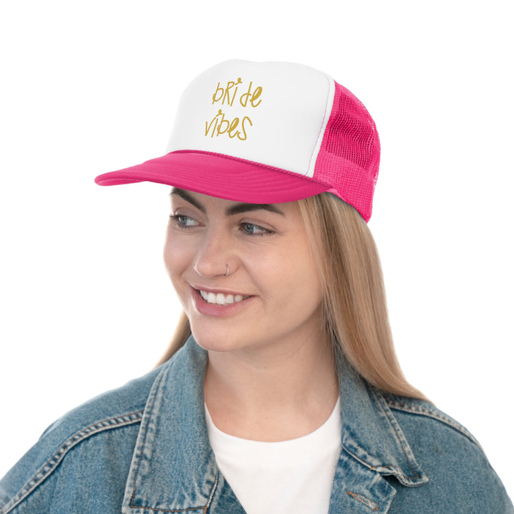 Bride Vibes Bachelorette Party Bridal Shower Gift Trucker Caps