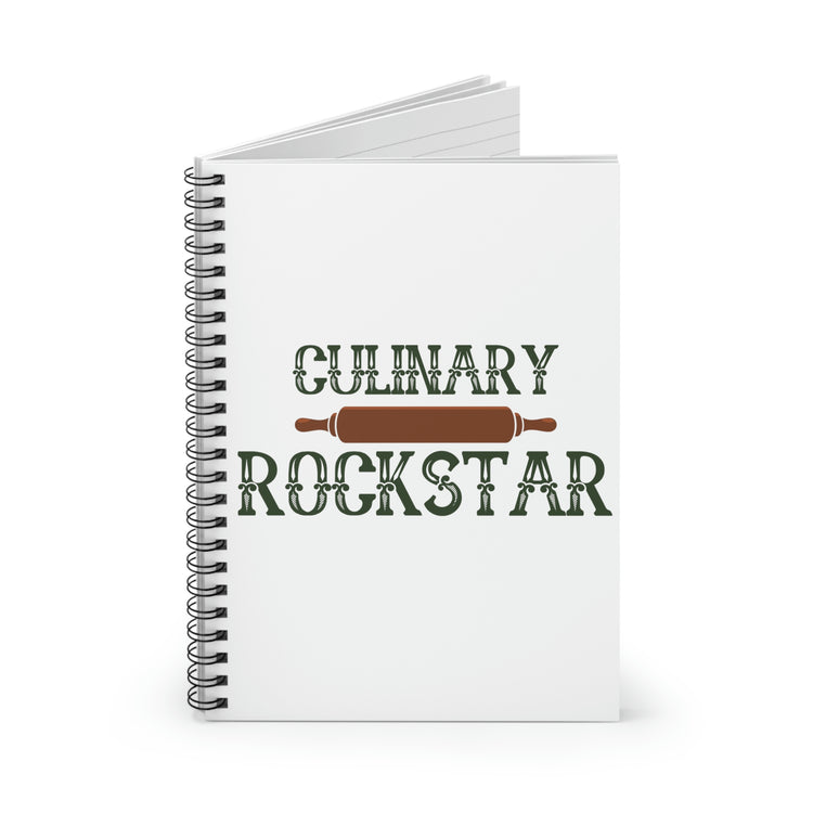 Spiral Notebook Funny Saying Culinary Cooking Women Men Chef Humorous Culinary Husband Mom Father Sarcasm Cook