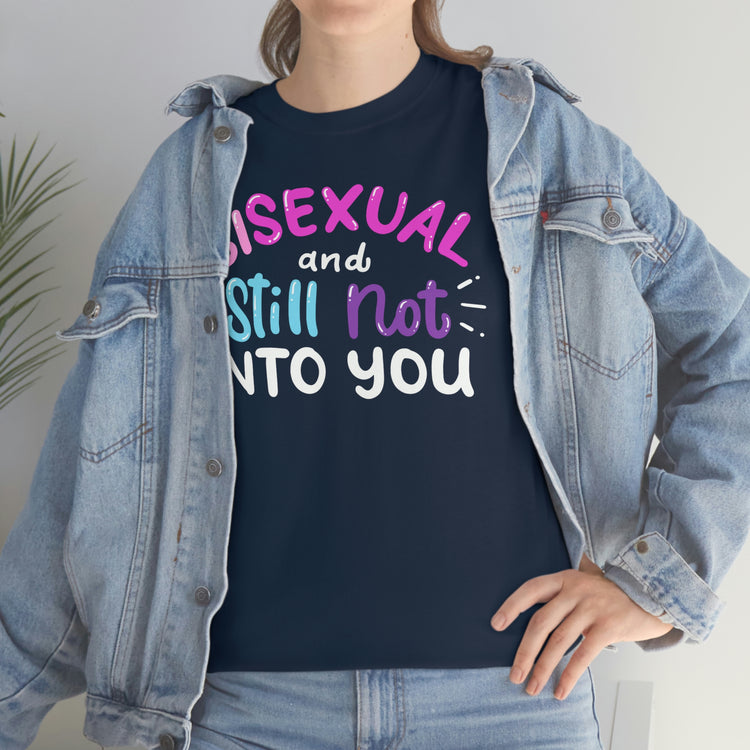 Novelty Homosexuality Bisexuality Homosexual Hilarious LGBT Bi Enthusiast Men Women T Shirt Unisex Heavy Cotton Tee