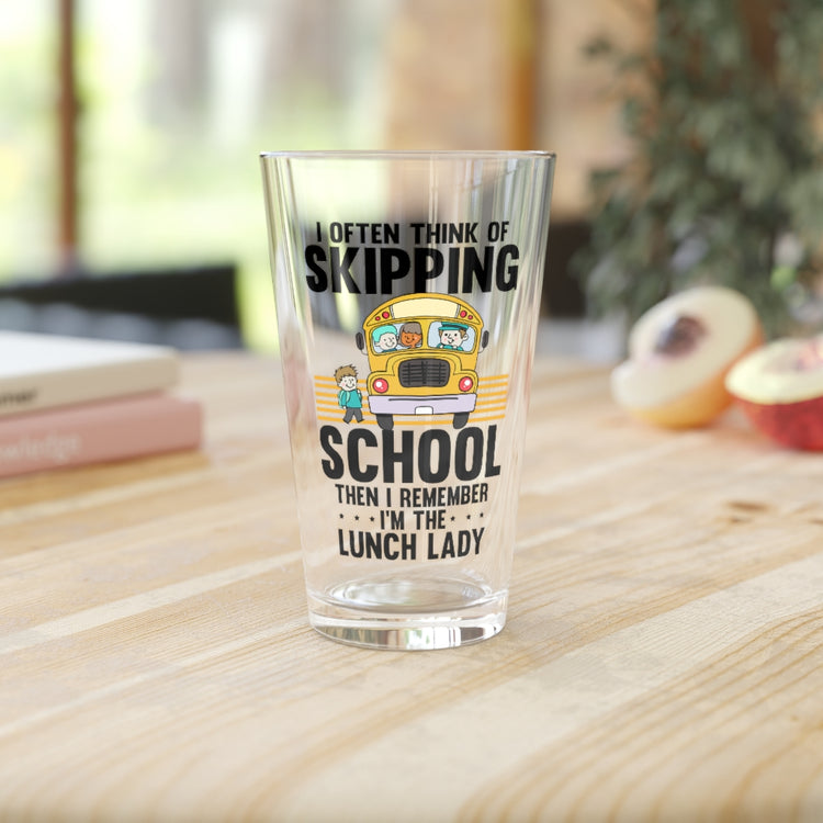 Beer Glass Pint 16oz Humorous School Principal Counseling Appreciation Inspiring School Novelty
