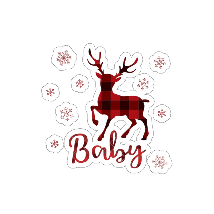 Sticker Decal Christmas Reindeer Family  | Mommy And Me  | Father Daughter Gift |Stickers For Laptop Car