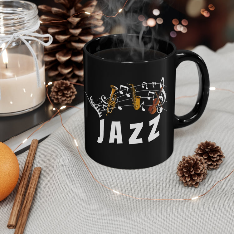 11oz Black Coffee Mug Ceramic   Novelty Concertmaster Symphony Pianist Piano Music Lover Hilarious Orchestral Instruments Instrumentalist