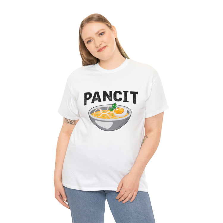 Shirt Funny Pancit Filipinos Dining Cuisine Asian Noodle Pasta Dishes Healthy delicacies T-Shirt Unisex Heavy Cotton Tee