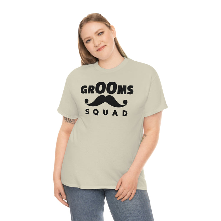 Funny Groom Squad Wedding Bachelors Mustache Wedding Hilarious Grooms Bridal Sayings Engagement Fiance