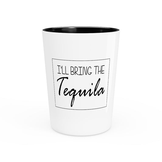 Shot Glass Party Ceramic Tequila  Funny Beverage Bringing Tequila Shot Bartender Mixologist Hilarious Alcohol Drinking Saying Party Wedding