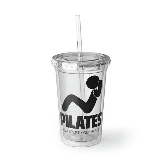 16oz Plastic Cup Humorous Yoga Teacher Appreciation  Gift Funny Sometimes I'm Off On A Pilates