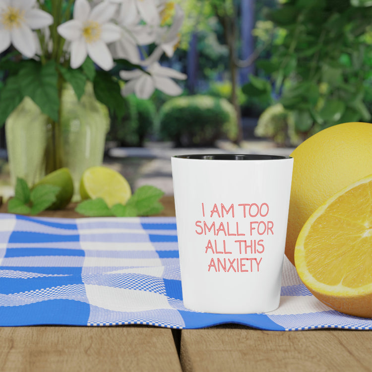 Shot Glass Party Ceramic Tequila Hilarious Impassive Introverted  Statements  Distant Introverts Sarcasm Sayings Line