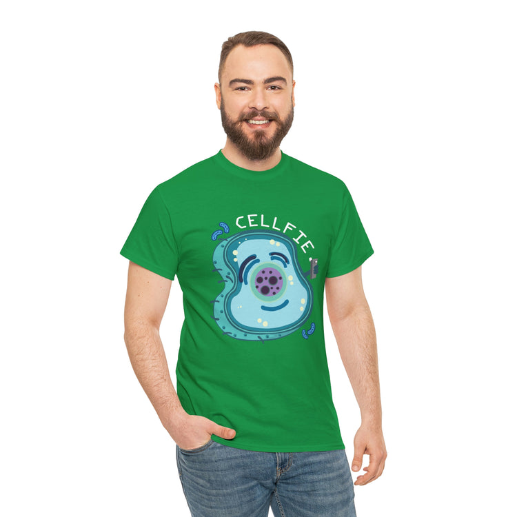 Shirt Hilarious Unique Cellfie Cell Physics Teachers Science Teacher biology physiology T-Shirt Unisex Heavy Cotton Tee