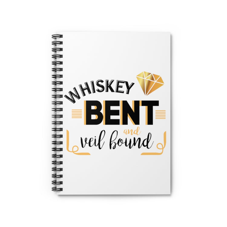 Spiral Notebook  Funny Wedding Veils Entourages Sarcastic Engagement Bridal Funny Wedding Veils