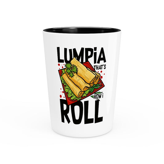 Shot Glass Party Ceramic Tequila  Novelty Filipino Lumpia Philippines Viand Pinoy Men Women