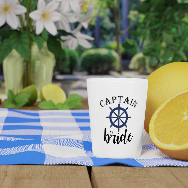 Shot Glass Party Ceramic Tequila irst Mate Captain Bride Party Crew Bridal Party | Bridesmaid Proposal | Bridal Shower