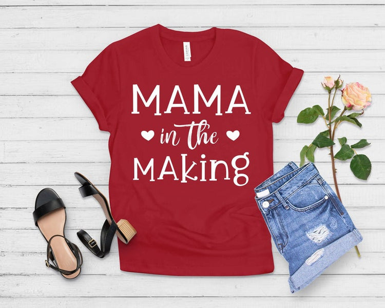 Mama In The Making Future Mom Shirt Maternity Clothes - Teegarb